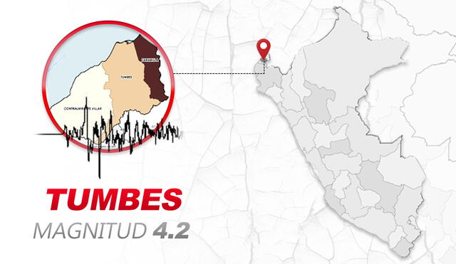 El sismo se registró a las 02.51 a. m. del 20 de diciembre del 2021. Foto: composición La República