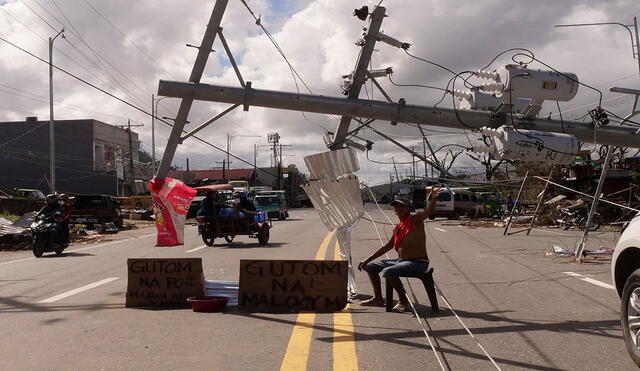 Filipinas resultó muy dañada por el paso del tifón Rai. Foto: EFE