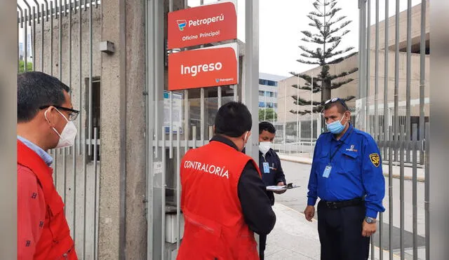 Equipo de auditores ya inició acción de control en la sede de Petroperú, con el fin de recabar información ante las presuntas irregularidades en la contratación de proveedor. Foto: @ContraloriaPeru/Twitter