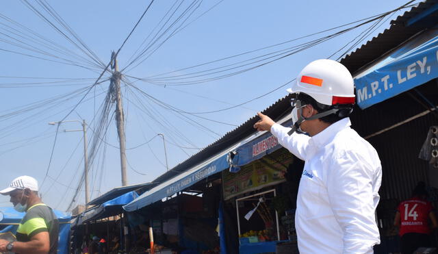 Según Hidrandina, múltiples comerciantes informales hurtaban energía eléctrica. Foto: difusión