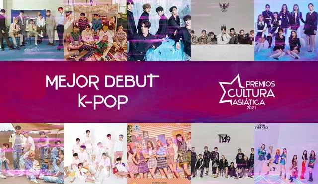 PCA 2021: Categoría Mejor debut del K-pop. Foto: composición La República / Naver