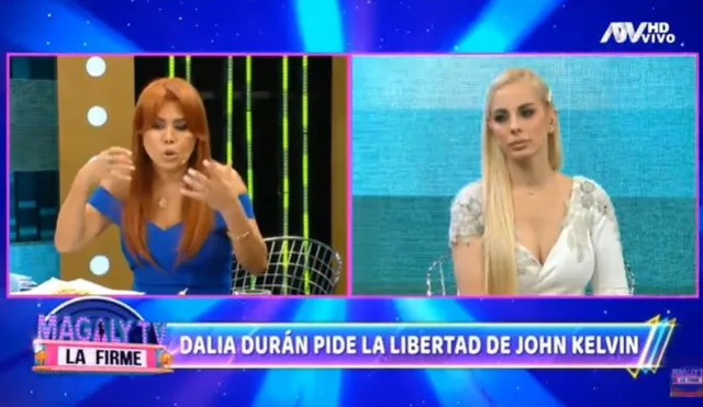 Dalia Durán explica por qué cambió de decisión con respecto a su demanda contra John Kelvin. Foto: ATV