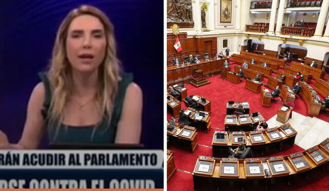 Juliana Oxenford estalló contra los parlamentarios que no se han inoculado. Foto: captura ATV/GLR