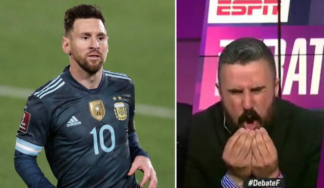 Messi ganó la Copa América en la final ante Brasil, y Álvaro Morales criticó la actuación de la 'Pulga'. Foto: composición captura Debate F