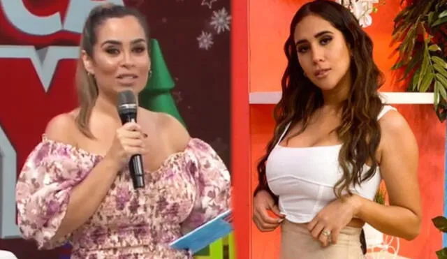 Ethel Pozo y Melissa Paredes trabajaron juntas en América hoy. Foto: captura América TV / Instagram