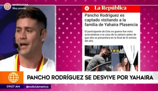 Pancho Rodríguez afirma que Yahaira Plasencia ganó la final de El artista del año. Foto: América TV