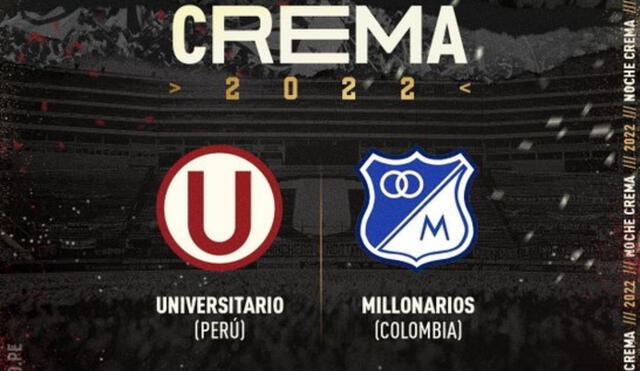 La noche crema se jugará este 8 enero del 2022. Foto: Universitario.