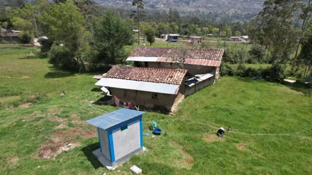 Cada vivienda de Cuyumalca (Chota) cuenta con una Unidad Básica de Saneamiento (UBS). Foto: Gerencia Subregional de Chota.