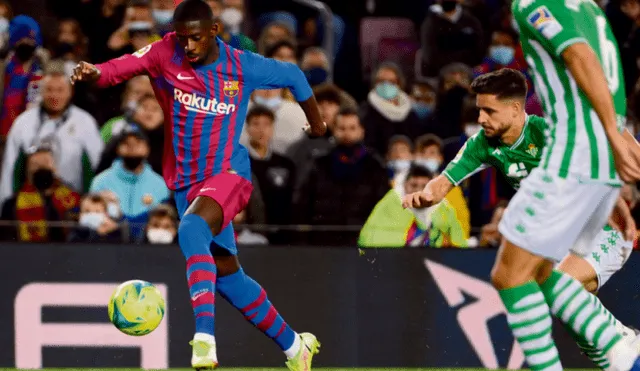 Dembélé ha decidido seguir con Barcelona pese a los deseos de su agente. Foto: AFP