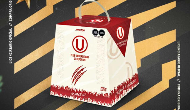 Universitario puso en circulación su panetón para las fiestas de fin año. Foto: Club Universitario