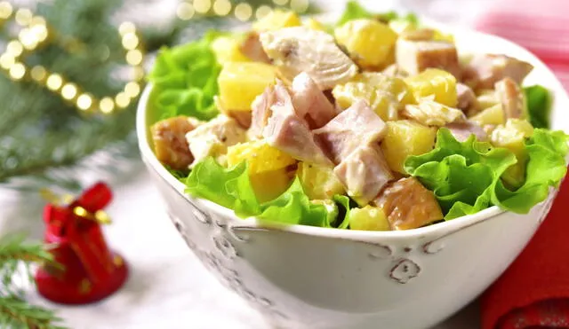 Las ensaladas también son parte de importante de la cena de Navidad. Foto: vamomsacomerrico.com