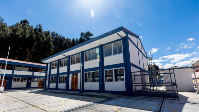 Colegio César Vallejo de Cátac cuenta con moderna infraestructura. Foto: Antamina
