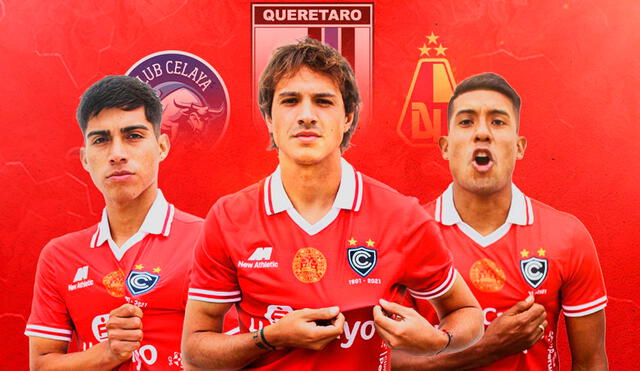 Los tres futbolistas mudaron su fútbol al exterior. Foto: Twitter/Cienciano