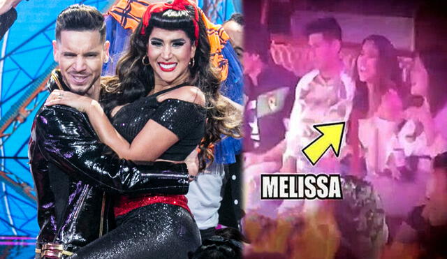 Melissa Paredes y Anthony Aranda se conocieron en Reinas del show. Foto: Instagram / captura Amor y fuego