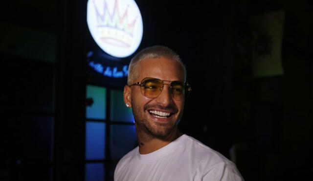 Maluma asiste a la inauguración de la primera sede de su fundación El arte de los sueños, en Medellín, Colombia. Foto: EFE / Luis Eduardo Noriega