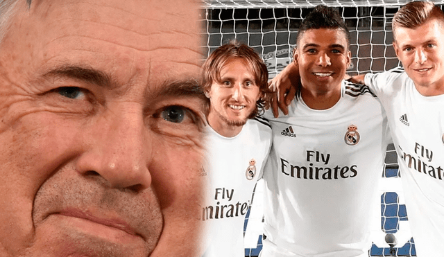 Carlo Ancelotti habló del presente deportivo del Real Madrid temporada 2021-22. Foto: AFP/composición