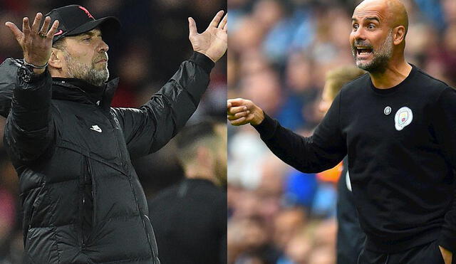 Manchester City y Liverpool se ubican en los primeros lugares de la Premier League. Fotos: AFP/EFE