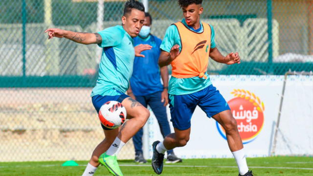 Christian Cueva está concentrado para enfrentar al Al Hila de André Carrillo. Foto: Al Fateh