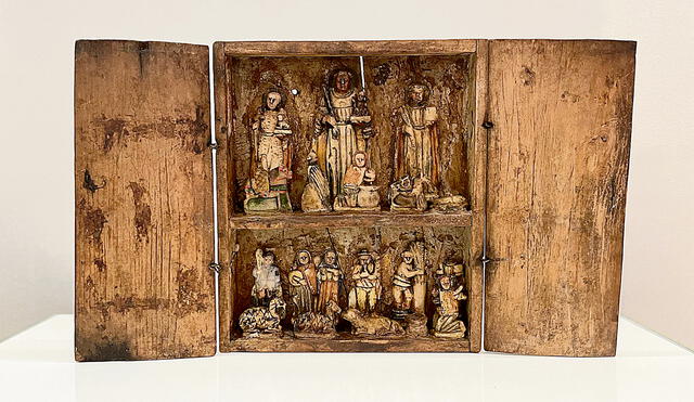 Original. Un antiquísimo cajón de San Marcos en sus primeras formas. La hermosa pieza data del siglo XIX. Foto: difusión