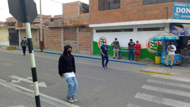 Tacna. Policía acordonó la zona.