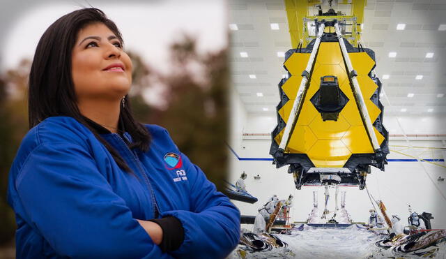 La ingeniera peruana Aracely Quispe participa en su tercera misión con la NASA. Foto: Twitter Aracely Quispe / NASA