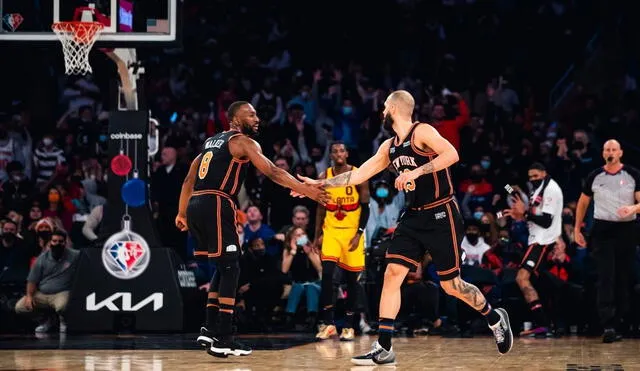 New York Knicks vencieron 101-87 a los Atlanta Hawks. Foto: Knicks.