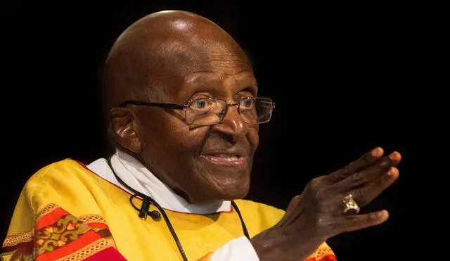 Desmond Tutu falleció a los 90 años. Foto: AFP