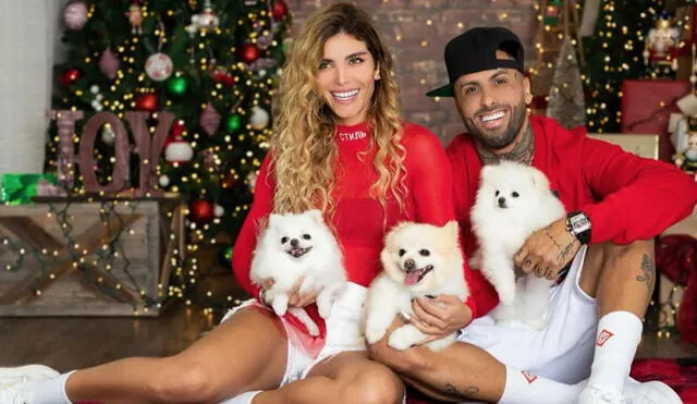 El cantante Nicky Jam sorprendió a su novia Genesis Aleska por Navidad. Foto: Captura / Instagram