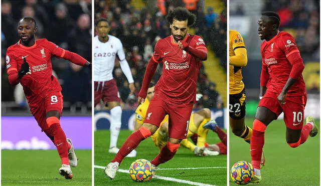 De los tres jugadores, Salah es el máximo goleador del Liverpool en la actual temporada con 15 tantos. Foto: composición/ AFP