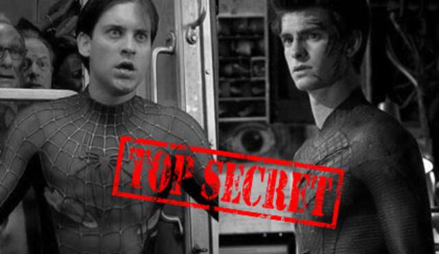 Andrew Garfield y Tobey Maguire negaron la reunión de los Spideys hasta el estreno de Spider-Man: no way home. Foto: composición/Marvel Studios/Sony Pictures