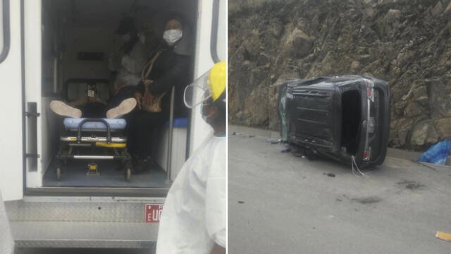 Accidente de tránsito se registró en Navidad en la carretera Velille - Santo Tomás. Foto: Chumbivilcas Informa
