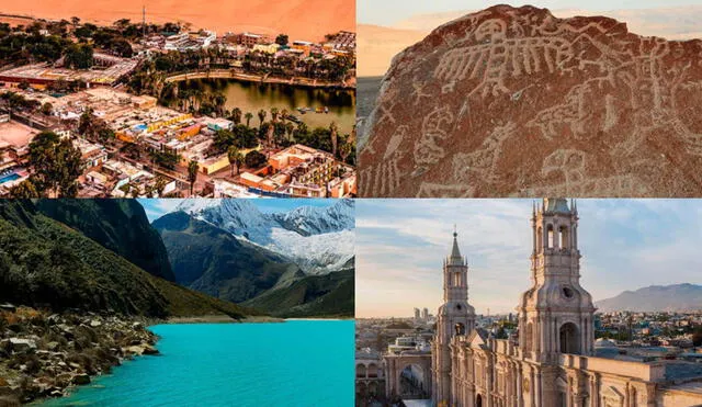 Ica, Cusco y Áncash son algunos de los destinos más buscados por los viajeros. Foto: composición/Promperú