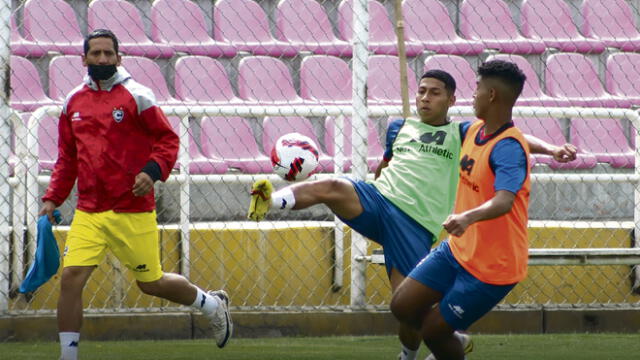 Vuelta. Cienciano entrena en el estadio Inca Garcilaso.