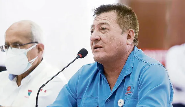 A la orden. El gerente general de Petroperú, Hugo Chávez, se puso a disposición de la Fiscalía. Foto: difusión