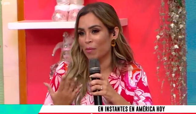 Ethel Pozo no descarta quedar en la dulce espera el próximo año. Foto: captura/América TV