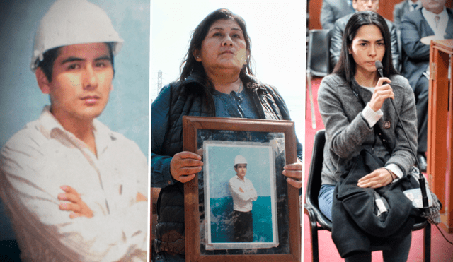 La madre de Joseph Huashuayo sigue en busca de justicia tras dos años y dos meses. Este 28 de diciembre se realizarán los juicios orales que determinará la sentencia final. Foto: Composición La República