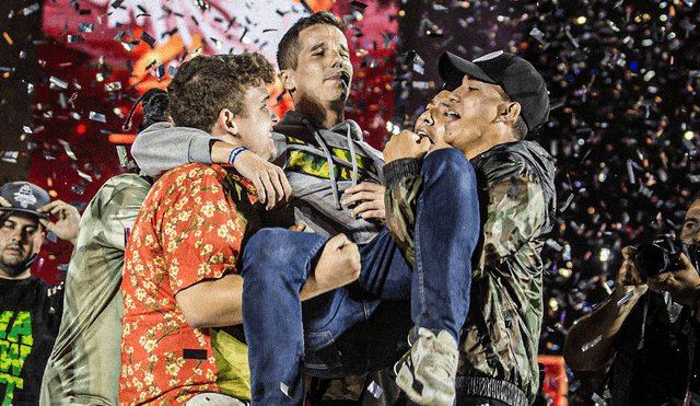 Skone se convirtió en campeón mundial de Red Bull Batalla en Lima, Perú. Foto: Red Bull Batalla