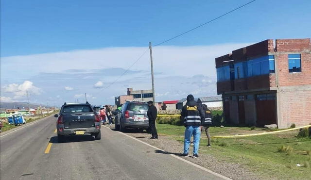 Policía investiga el sanguinario asalto perpetrado en Puno. Foto: PNP