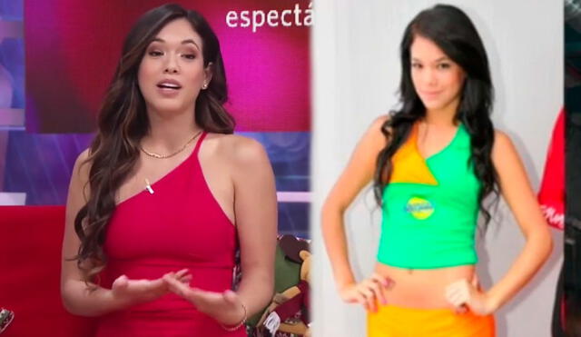 Jazmín Pinedo volvió a aparecer como conductora. Foto: captura América TV