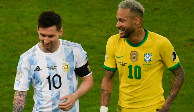 Messi y Neymar juegan juntos en el Paris Saint-Germain. Foto: AFP