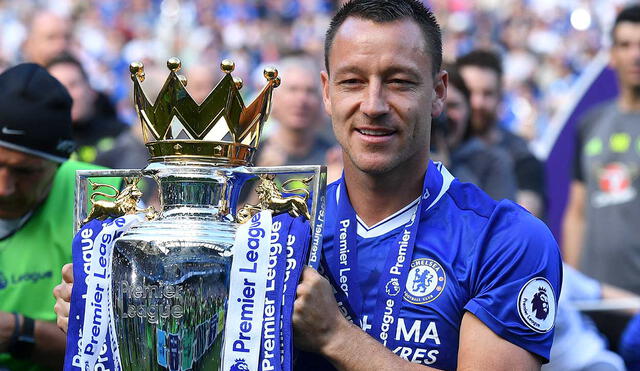 John Terry ganó 17 trofeos con la camiseta de Chelsea. Foto: AFP