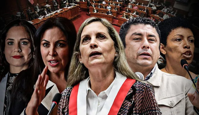 La nueva composición del Legislativo no estuvo ajena a las discusiones parlamentarias. Foto: composición Fabrizio Oviedo