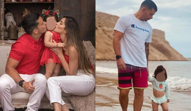 Mario Hart y Korina Rivadeneira disfrutan los días junto a su pequeña hija. Foto: composición/ Instagram