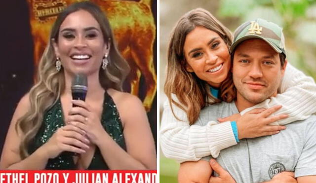 Ethel Pozo y Julián Alexander anunciaron que su matrimonio se realizará en el 2022. Foto: captura América TV/Instagram