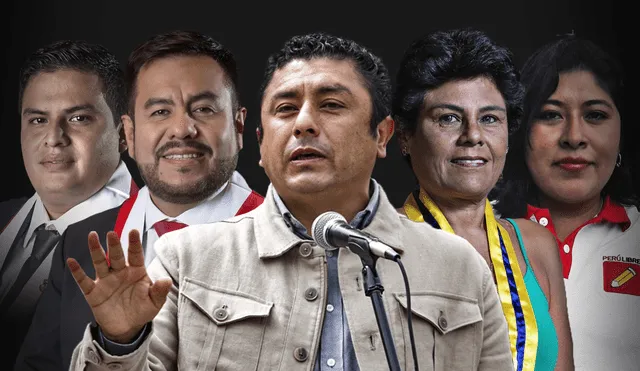 De izquierda a derecha: Diego Bazán, Carlos Zeballos, Guillermo Bermejo, Norma Yarrow y Betssy Chávez. Foto: composición Fabrizio Oviedo/La República