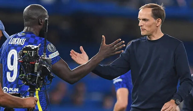 Tuchel y Lukaku coinciden por primera vez en un equipo. Foto: AFP