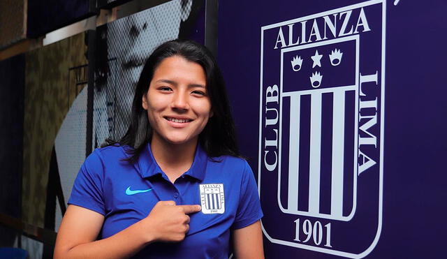 Sandra Arévalo anotó cinco goles en la pasada Liga Femenina FPF con Sporting Cristal. Foto: Alianza Lima Femenino