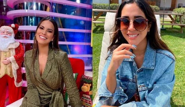 Valeria Piazza bromeó con estar atentas a las redes sociales de Melissa Paredes. Foto: composición Valeria Piazza/Melissa Paredes/Instagram