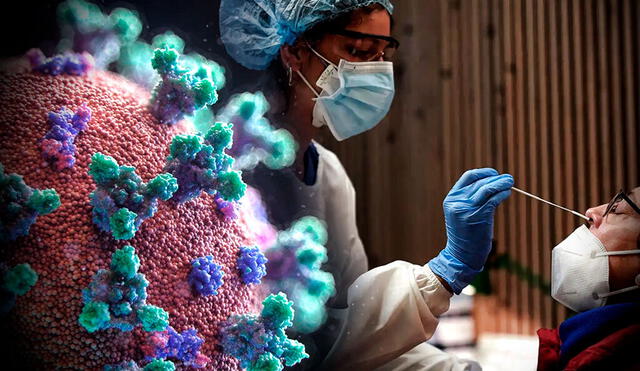 La pandemia vive un “tsunami de contagios”, que se cree vinculada al auge de la variante ómicron. Foto: composición LR / Fusion Medical Animation / EFE