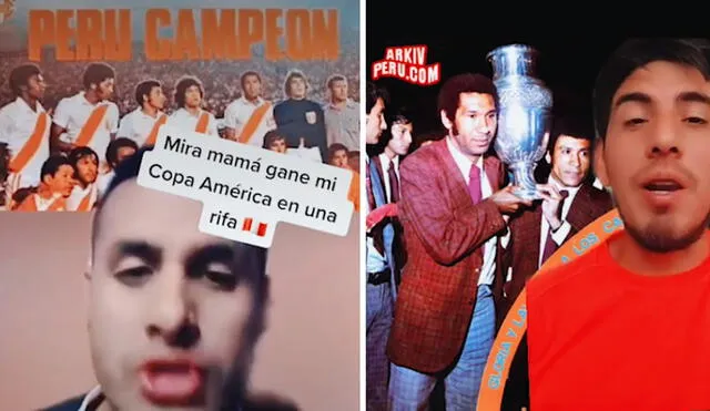 La selección peruana clasificó a la final de la Copa América 1975 tras un sorteo. Foto: composición/capturas de Tik Tok